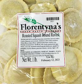 Florentyna's Ravioli Roasted Squash (Frozen) 1lb