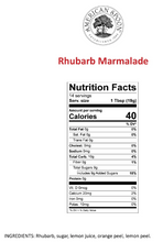 Load image into Gallery viewer, American Spoon Rhubarb Marmalade 9.5oz
