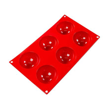 Load image into Gallery viewer, Silicone Mold - Hemisphere 2.7oz (6)
