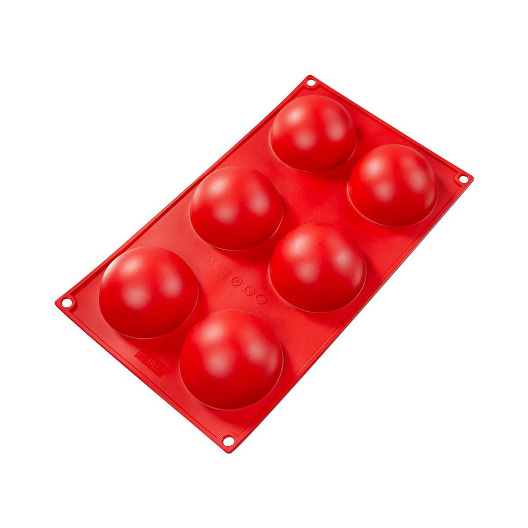 Silicone Mold - Hemisphere 2.7oz (6)