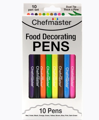 Chefmaster Decorating Pens 10ct