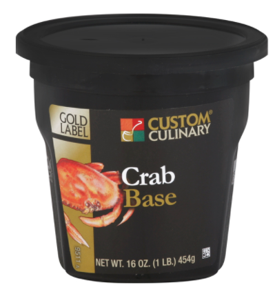 Custom Culinary Gold Label Crab Base 1lbs