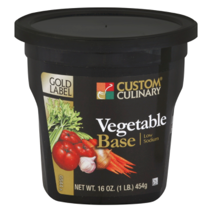 Custom Culinary Gold Low Sodium Vegetable Base 1lbs