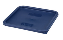 Load image into Gallery viewer, Cambro Food Sq Lid Blue 12/18/22 Qt
