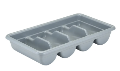 Cutlery Box 4 Compart Gray*