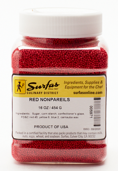 Red Nonpareils 1lb