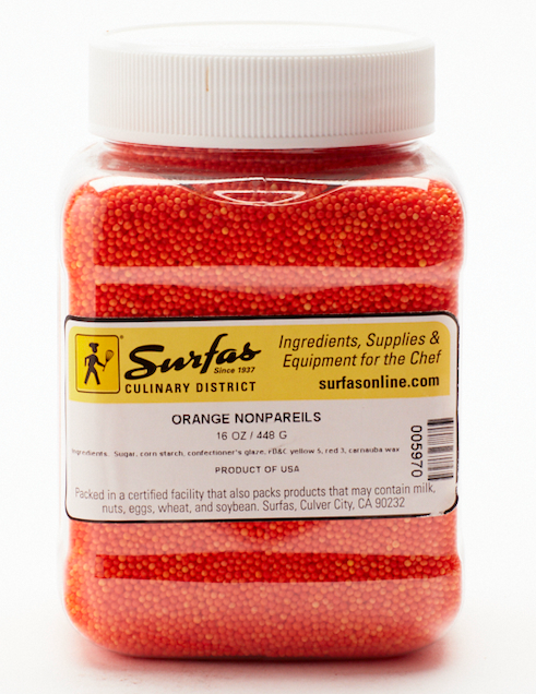 Orange Nonpareils 1lb