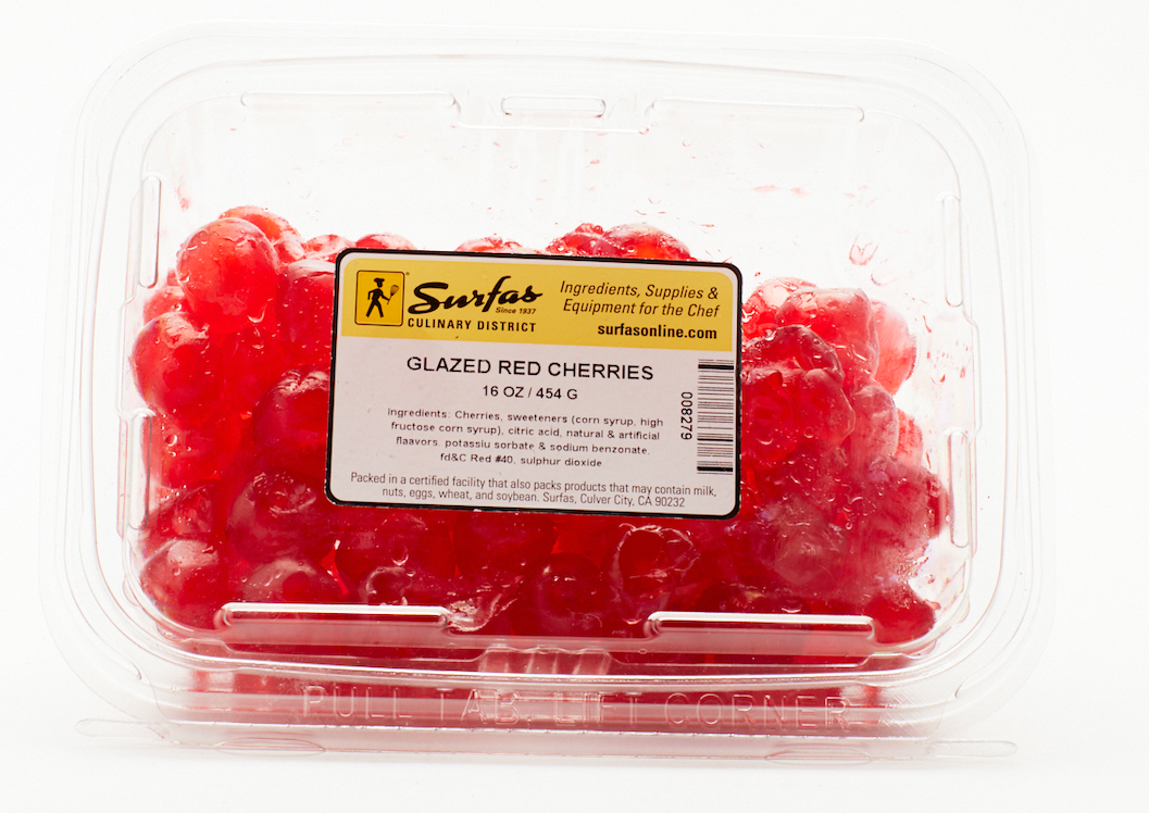 Glazed Red Cherries 1lb