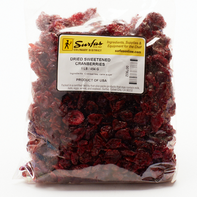 Dried Sweetened Cranberries 1lb