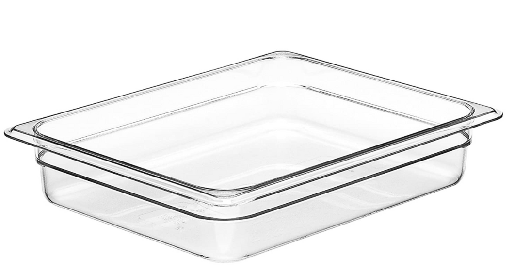 Cambro Food Pan 1/2 X 2-1/2 Clear