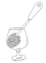Load image into Gallery viewer, Brush Goblet/Brandy Glass
