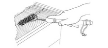 Load image into Gallery viewer, BBQ Grill Double Helix Brush 21inch

