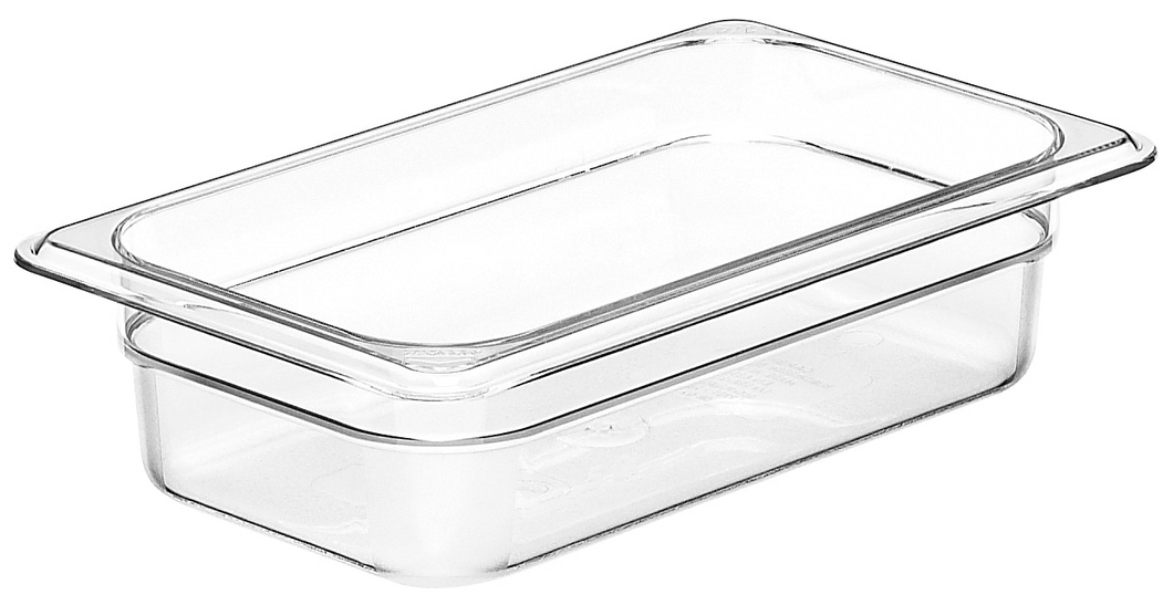 Cambro Food Pan 1/4 X 2-1/2 Clear