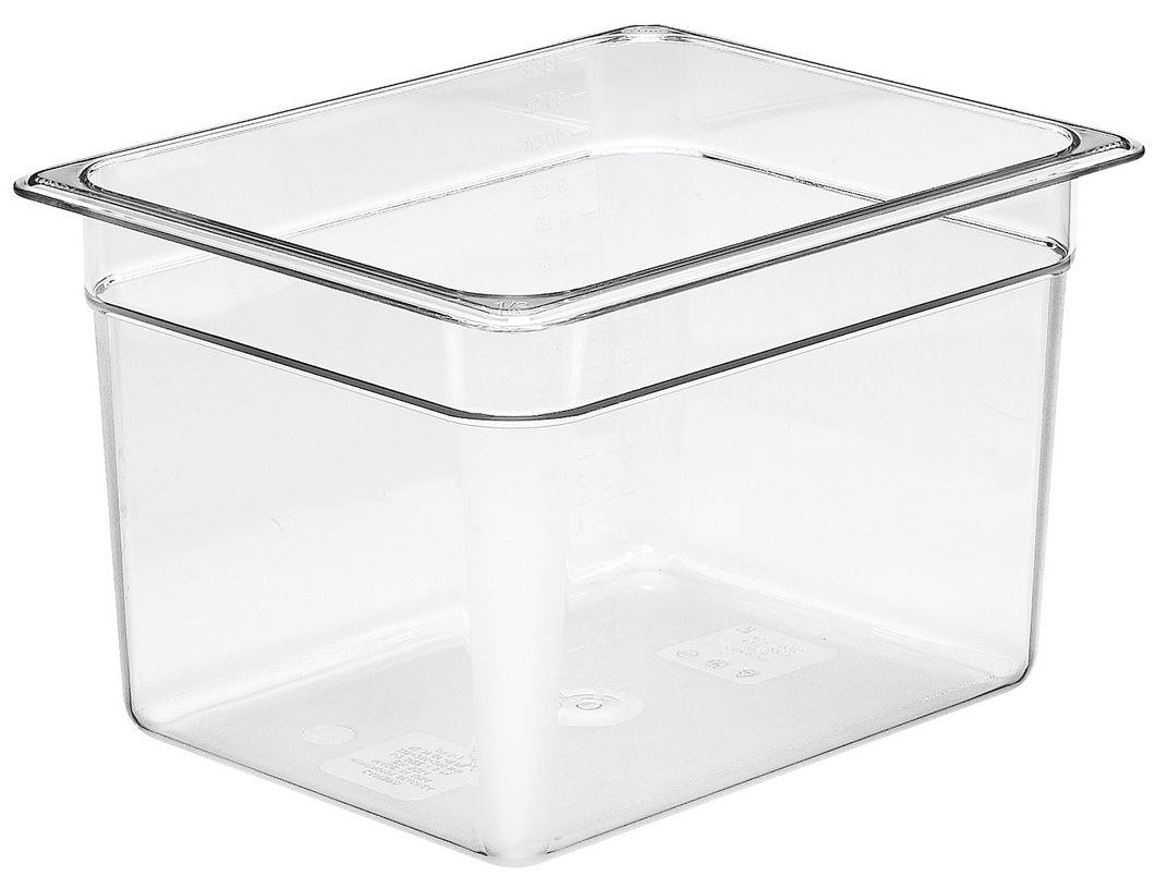 Cambro Food Pan 1/2 X 8* Clear