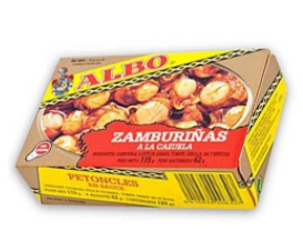 Albo Queen Scallops in Sauce 115g