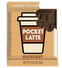 Load image into Gallery viewer, Pocket Latte Hazelnut Caffeinated Chocolate  26g
