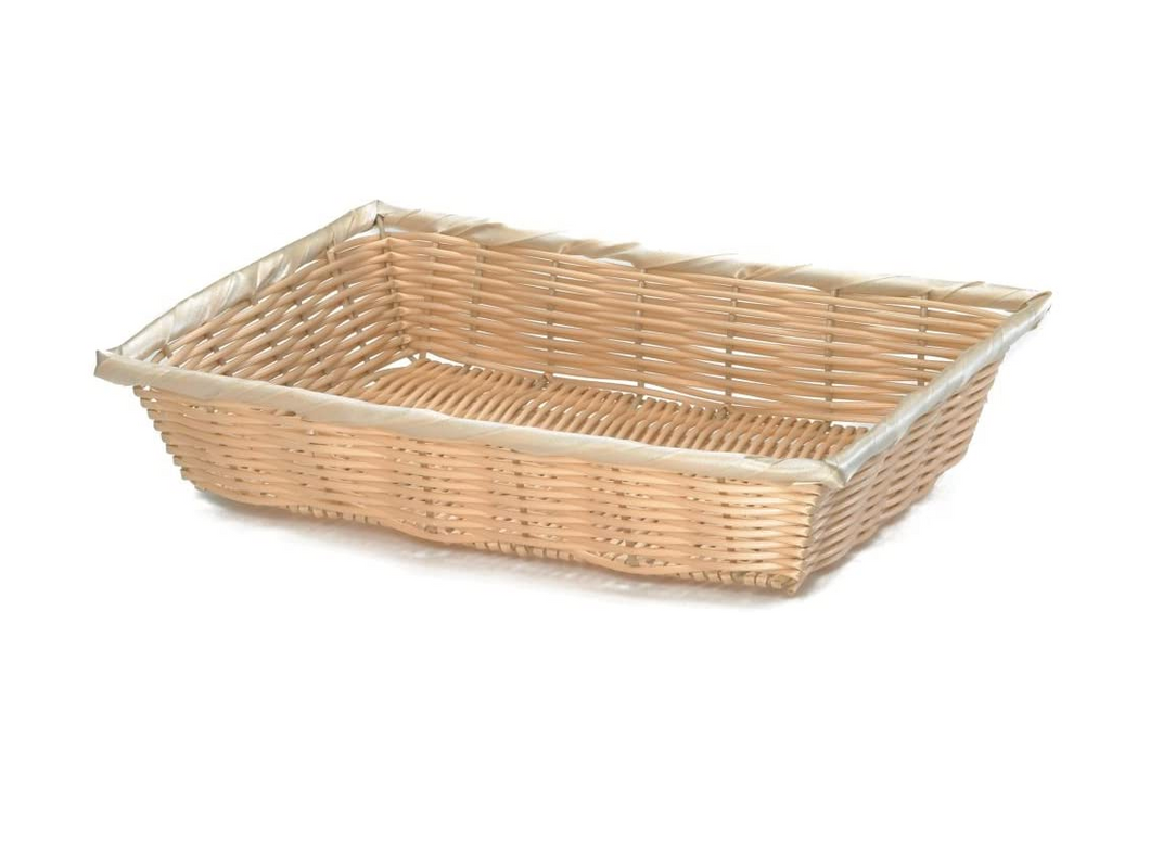 Basket Woven Natural Rectangular 10x7.5inch