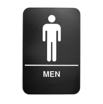 Sign Restroom Men