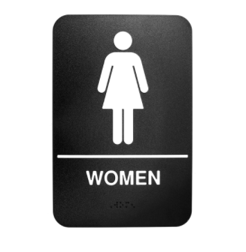Sign Restroom Women