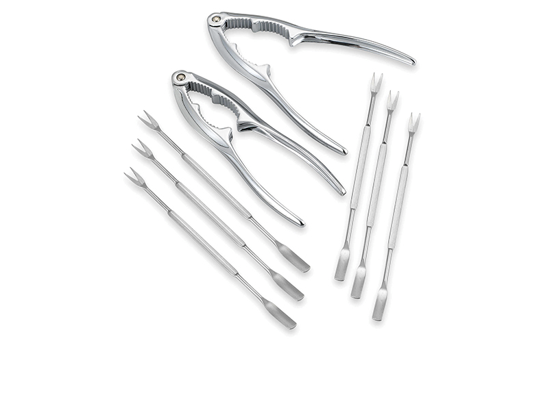 Seafood Set 2 Crackers/6 Forks