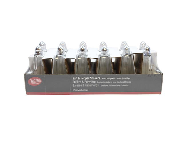 Salt Shaker Tower Chrome 1oz