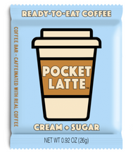 Load image into Gallery viewer, Pocket Latte Cream Caffeinated Chocolate 26g
