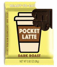 Load image into Gallery viewer, Pocket Latte Dark Roast Caffeinated Chocolate 26g
