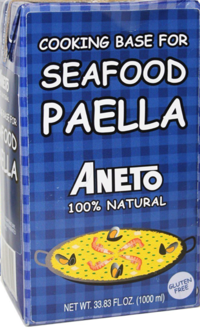 Aneto Seafood Paella Base 34oz