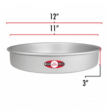 Load image into Gallery viewer, Cake Pan 11x3 Fixed Bottom
