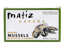 Load image into Gallery viewer, Matiz Mussels 4oz
