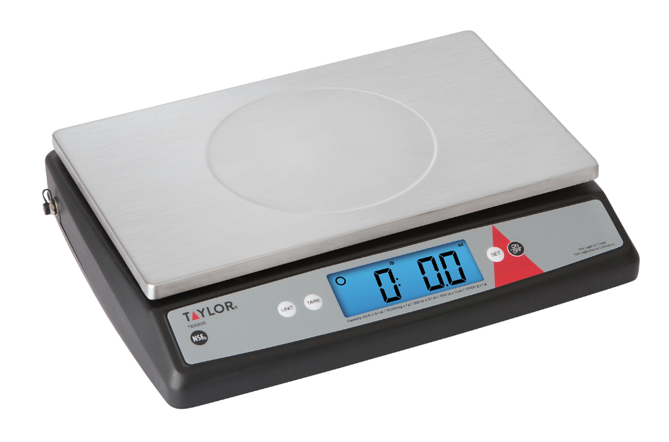 Digital Portion Control Kitchen Scale with Oversized Platform (up to 22 lb)