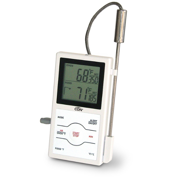 Dual-Sensing Probe Thermometer/Timer