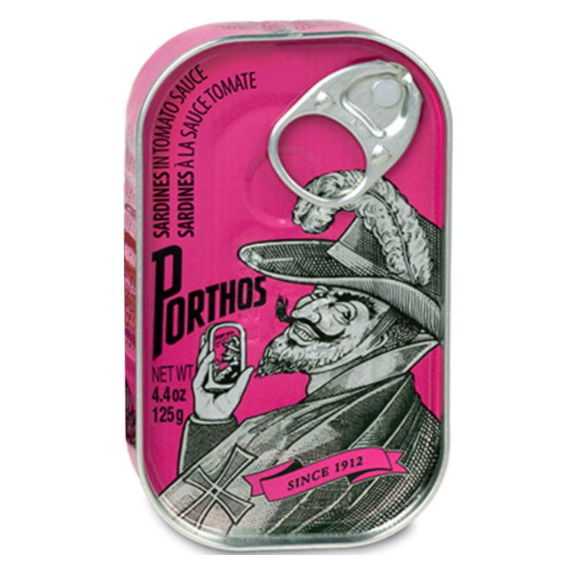 Porthos Sardines in Tomato 4.4oz