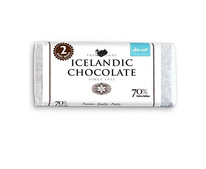 Icelandic Dark Sea Salt Chocolate Bar