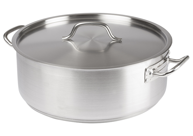 Brazier 20 qt w/Cover Stainless Steel