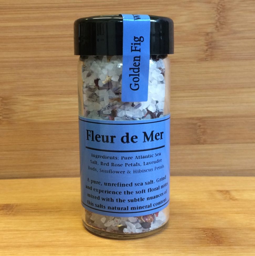 Golden Fig Fleur de Mer Salt 3.2oz