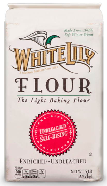 White Lily Unbleached, Self-rising Flour 5lbs