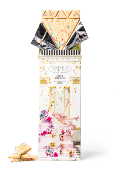 Compartes Cake Sprinkle Chocolate Bar