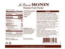 Load image into Gallery viewer, Monin • Passion Fruit Puree 1lt
