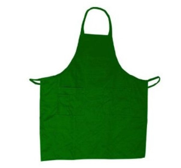Green Fixed Bib Apron 28 X 33