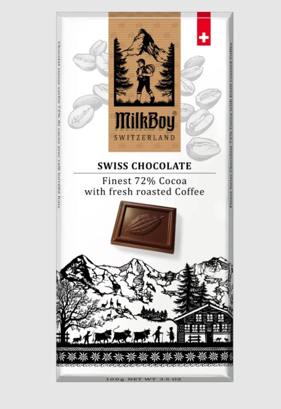 Milkboy Coffee Dark Chocolate Bar 3.5oz