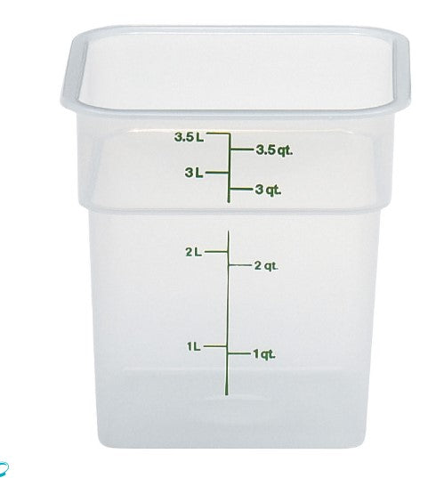 Cambro Food Square 4qt Translucent