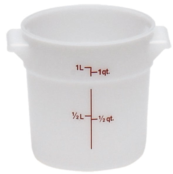 Cambro Food Round 1qt Translucent