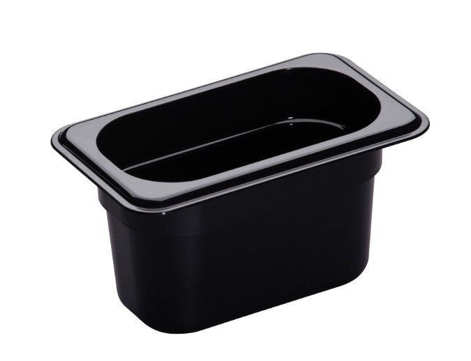 Cambro Food Pan Black 1/9 x 4