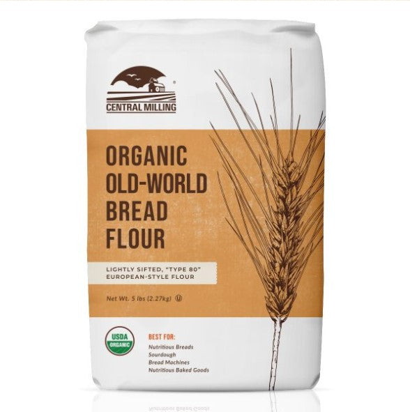 Central Milling Organic Type 80 Bread Flour 5lb