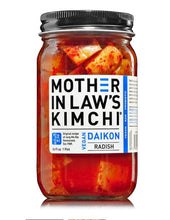 Load image into Gallery viewer, Mother in Law Vegan Daikon Kimchi 16oz
