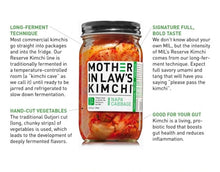 Load image into Gallery viewer, Mother In Law Vegan Napa Kimchi 16oz

