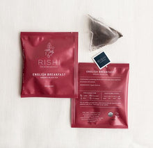 Load image into Gallery viewer, Rishi Organic English Breakfast Tea 15ct
