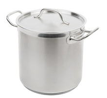 Load image into Gallery viewer, Vollrath Stock Pot S/S with Cover 11qrt
