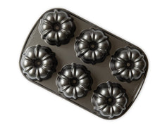 Load image into Gallery viewer, Mini Bundt Pan 6cnt
